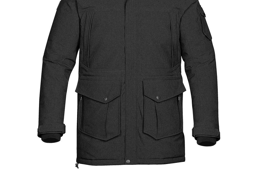 breathable mesh lined parka for mild weather